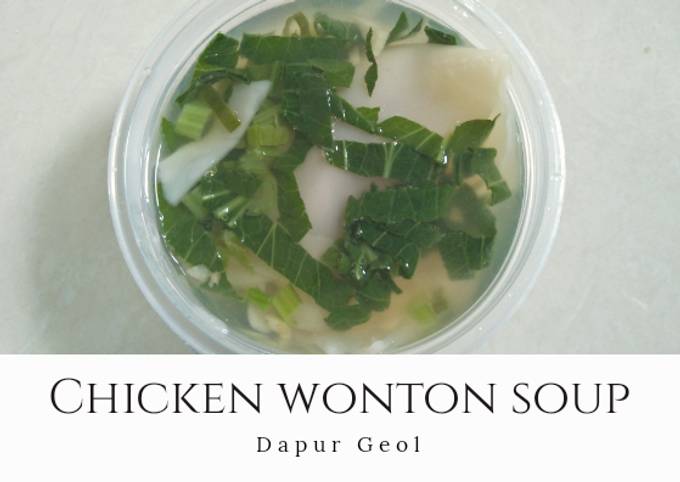 Chicken Wonton Soup (Sop Pangsit Ayam)