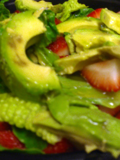 A picture of Strawberry Avocado Salad.