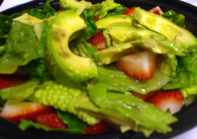 Steps to Prepare Speedy Strawberry Avocado Salad