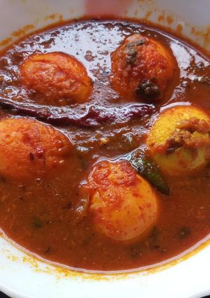 ডিমের কষা (Dimer kosha recipe in Bengali) রেসিপির প্রধান ছবি