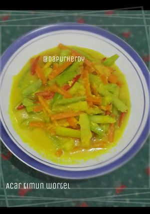 Foto resep Acar kuning mentimun wortel