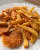 Halloumi and Chips (Vegetarian)