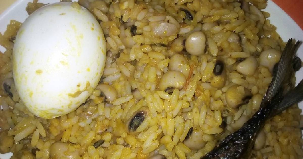 Jollof rice and beans Recipe by Rukky's Kitchen Cookpad