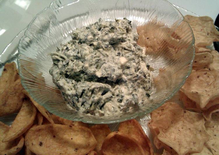 How to Make Speedy garlic spinach dip