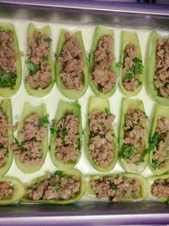 صورة لوصفة قوارب الكوسا باللبن