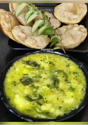 A picture of South Indian Poori Masala.