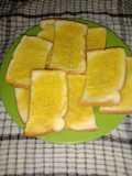 Roti tawar bumbu mentega bawang putih mrica