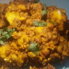 Beans and yam porriadge A picture of Beans and yam porriadge.