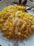 sauteed corn and white onion