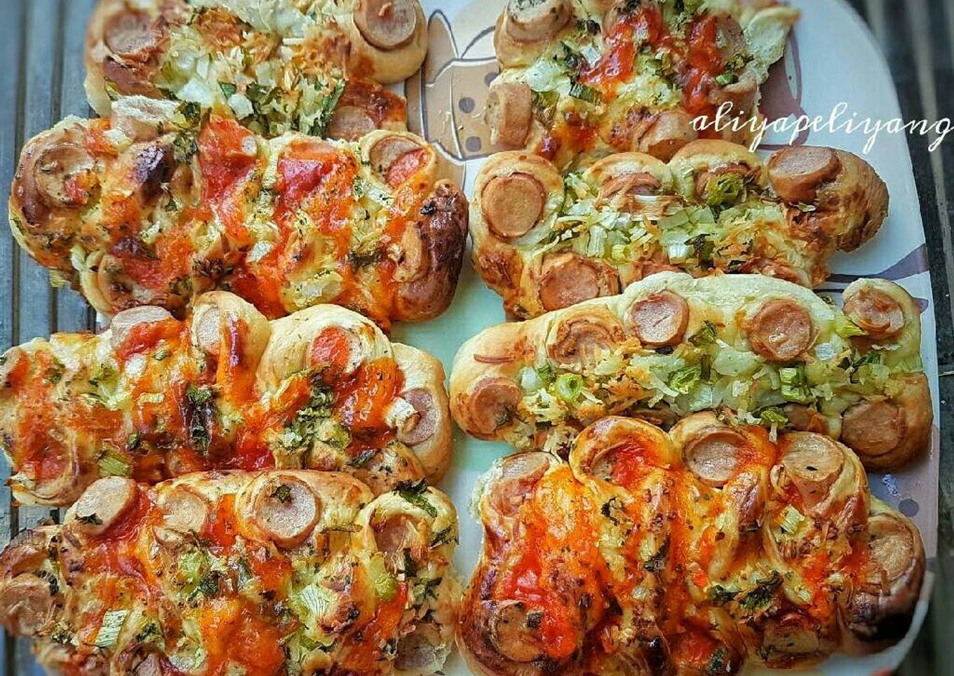 Roti sosis sapi empuk sampai 3 hari,sausage hot dog bun