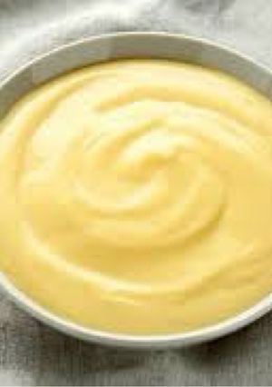 Una foto de Crema de vainilla sin gluten