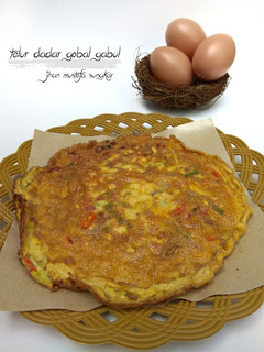 Foto resep Telur dadar gobal gabul #kakilimarasabintanglima#semarakramadan