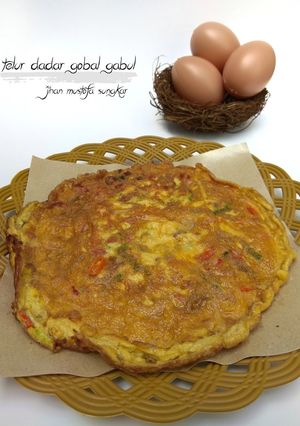 Foto resep Telur dadar gobal gabul #kakilimarasabintanglima#semarakramadan