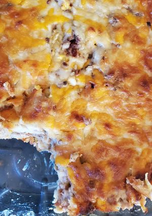 A picture of Breakfast Pizza Casserole.