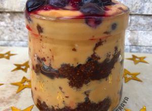 Una foto de Chocotorta fit; Instagram; @cocinacaseraya
