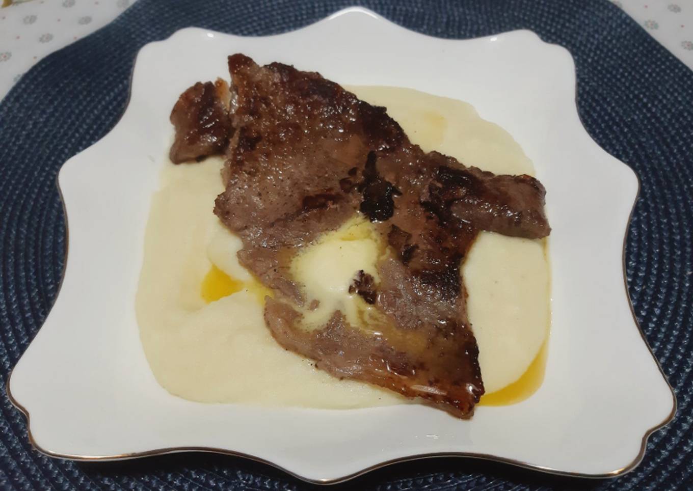Escalope de veau et purée maison 🍴
