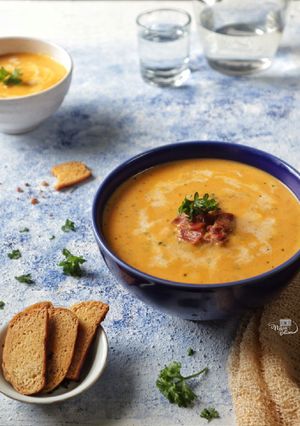 Foto resep Tomato Carrot Paprika Cream Soup