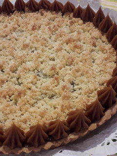 Una foto de Tarta de Coco y Dulce de Leche