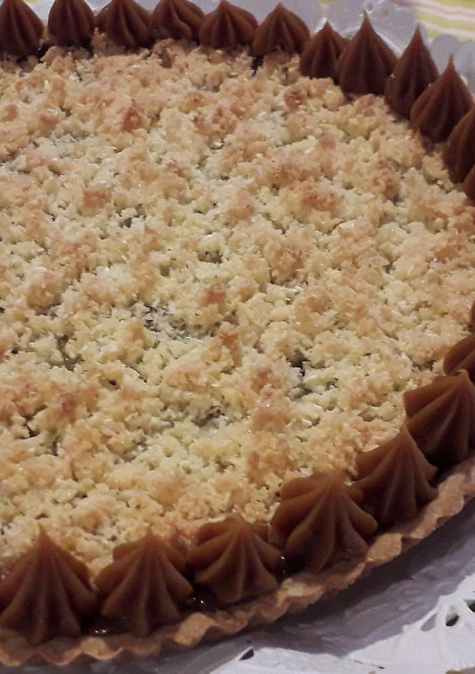 Una foto de Tarta de Coco y Dulce de Leche