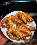 Tôm Sú nướng sate tỏi