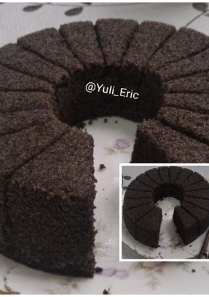 Foto resep Bolu Ketan Hitam kukus yg moist