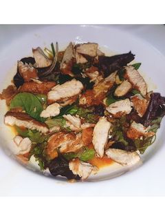 Una foto de Solomillo de pavo en salsa de albaricoques secos