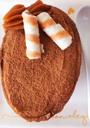 Una foto de Huevos de Pascua rellenos "Versión Tiramisú"
