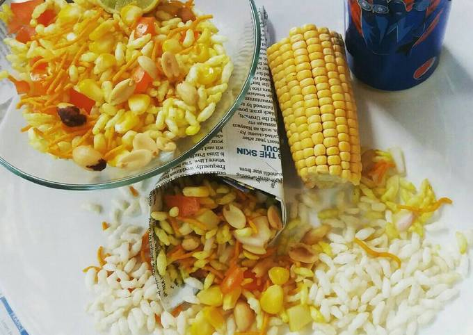 Bhelpuri an Indian street snack Recipe