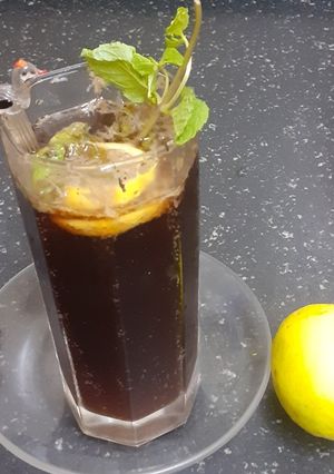 A picture of Masala Coke with Flavourful Gondhoraj Lemon.