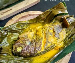 Resep mudah Pais/Pepes Ikan Nila Bumbu Kuning Enak Sempurna