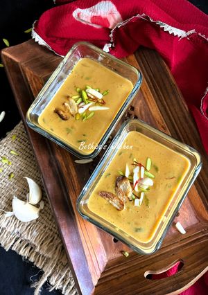 A picture of Garlic Kheer.
