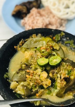 Foto resep Pecak terong bulat