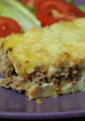 Una foto de Receta de pastel de papas