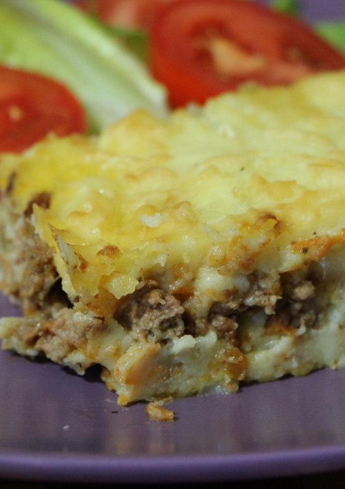 Una foto de Receta de pastel de papas