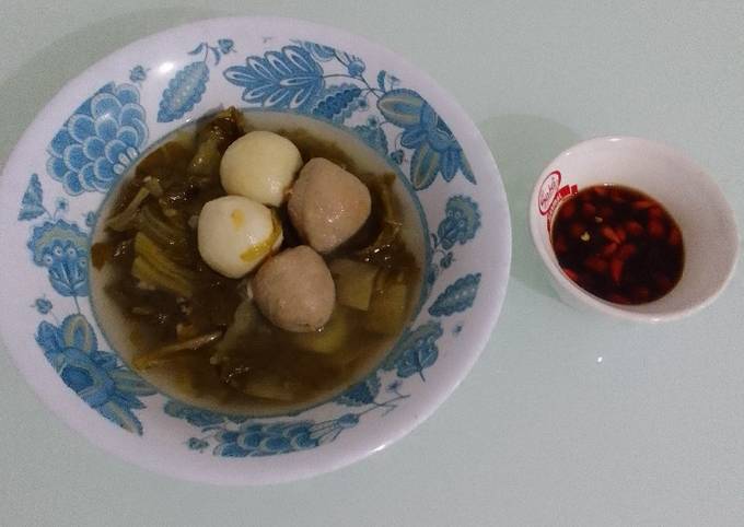 Cara bikin Sayur Asin Baso Kuah Sambel Kecap Asin Cara bikin Sayur Asin Baso Kuah Sambel Kecap Asin