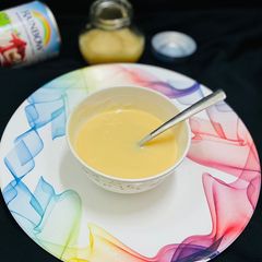Homemade condensed milk A picture of Homemade condensed milk.