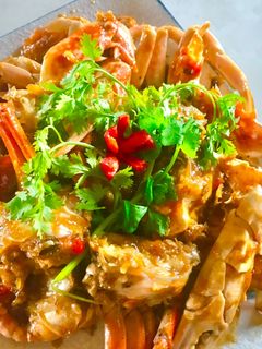 Hình của món Ghẹ ram me.