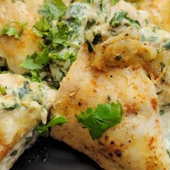 A picture of Spinach Stuffed Chicken.