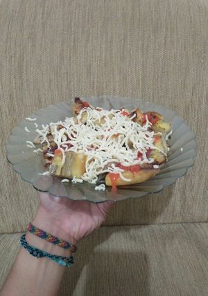 Foto resep Pisang bakar pedas manis