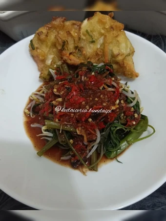 Cara Gampang Membuat Resep Rujak kangkung petis yang Enak Banget Anti Ribet, Sempurna