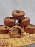 Muffins integrales de moras