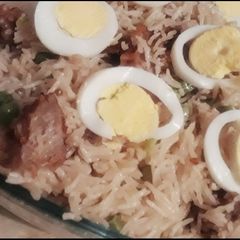 A picture of Mutton tender Rice🥗.
