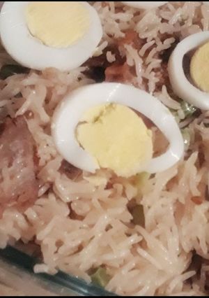 A picture of Mutton tender Rice🥗.