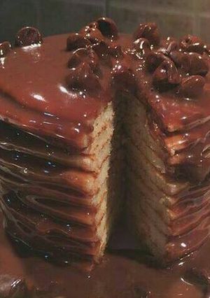 صورة لوصفة بان كيك