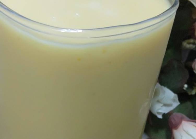 Simple Way to Prepare Quick Mango milkshake