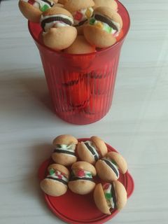 Foto resep Cookies burger mini eggdrop