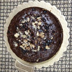 A picture of Dry fruit cake.