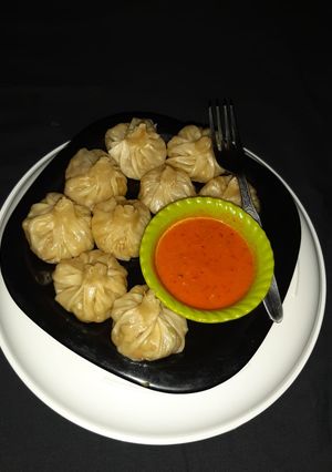 A picture of Veg momo.