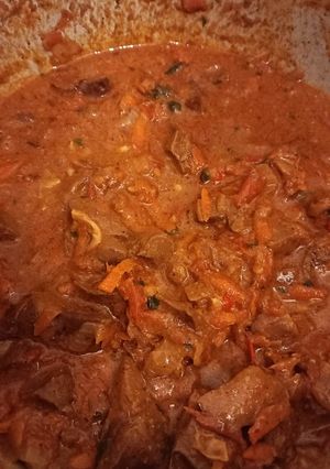 A picture of Liver stew.