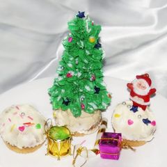 Christmas Tree CupCake A picture of Christmas Tree CupCake.